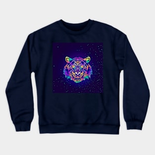 Psychedelic Tiger by #Bizzartino Crewneck Sweatshirt